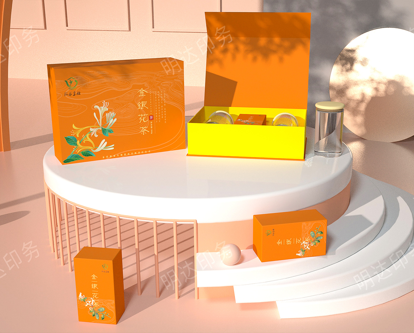 金银花茶礼盒套装